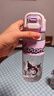 Hello Kitty小學(xué)生水杯高顏值塑料杯子男女兒童上學(xué)專用運動水杯雙飲杯600ml 曬單實拍圖