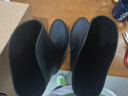 奧古獅登（Agsdon）雨鞋女時尚厚底中短筒戶外防水雨靴勞保膠鞋 821098B 黑色 37 曬單實拍圖
