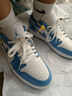 耐克NIKE男休閑鞋喬丹AJ1大學(xué)藍(lán) JORDAN1運(yùn)動(dòng)鞋 FZ2138-114白藍(lán)42 曬單實(shí)拍圖