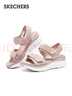 斯凱奇（Skechers）涼鞋女士夏季厚底運(yùn)動(dòng)休閑鞋外穿透氣軟底沙灘鞋涼拖鞋119823 曬單實(shí)拍圖