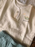 G.DUCKKIDS兒童中國風(fēng)套裝紗布睡衣夏季女童純棉家居服寬松男寶寶空調(diào)服套裝 淺綠色 紗布套裝 100 cm 身高90-100cm 曬單實拍圖