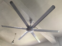 奧克斯工業(yè)大吊扇風(fēng)扇純銅電機強力超大風(fēng)力電風(fēng)扇機械/遙控可選工廠(chǎng)房車(chē)間大功率吸頂扇倉庫電扇大風(fēng)量 白色遙控款80寸-2米【遙控免布線(xiàn)】 曬單實(shí)拍圖