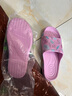 維布倫（VEBLEN）防滑拖鞋女外穿夏季印花室內居家軟底涼拖鞋厚底浴室洗澡涼拖女款 69222草莓熏衣草 38-39 曬單實(shí)拍圖