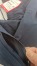 李寧七分褲女夏季寬松大碼黑色梭織休閑褲子薄款冰絲速干高腰運動(dòng)褲 藏青色(冰爽速干款) XL 曬單實(shí)拍圖