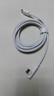 綠勝雙頭typec充電線(xiàn)240w/100W/66W彎頭超級快充PD數據線(xiàn)ctoc編織適用蘋(píng)果華為榮耀oppo真我小米手機 1米【白色】240W/100W彎頭編織快充 曬單實(shí)拍圖