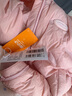 雪中飛【壓膠工藝】兒童羽絨服新款男女童秋冬季輕薄保暖外套 粉色 120 曬單實拍圖