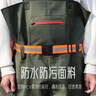 熊火路亞下水褲水庫(kù)雨褲防水衣服帶雨鞋半身連體水褲男叉抓魚全身加厚 軍綠色85絲下水褲 42 曬單實(shí)拍圖