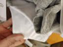 京舒棉【純棉T恤】10A抑菌新疆棉衣服男裝短t打底衫耐黃變 白+灰+黑 曬單實(shí)拍圖