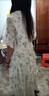 amber heey裙子夏季新款2025連衣裙夏裝季雪紡法式修身氣質(zhì)女神范短袖女裝 蛋糕裙 M 建議95-105斤 曬單實(shí)拍圖
