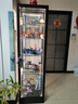 三箭展示柜樂高玩具模型手辦玻璃紅酒展柜榮譽透明防塵可定制可裝燈帶 【五層】長50寬40高180cm(單門) 【黑色】含燈帶 曬單實拍圖