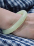 皇玉臣品牌和田玉手鐲女青白玉玉鐲正品湖水色青玉手鐲天然玉石玉鐲子 圈口51-60（下單聯(lián)系客服） 曬單實(shí)拍圖