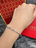 中國(guó)黃金（CHINA GOLD）S925銀耳釘女款輕奢優(yōu)雅蝴蝶結(jié)直針耳飾情人節(jié)生日禮物送女友愛(ài)人 蝴蝶結(jié)耳釘 曬單實(shí)拍圖