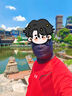 安德瑪防曬面罩男騎行冰絲面巾圍脖套魔術(shù)頭巾女防風(fēng)塵騎車裝備釣魚面罩 曬單實拍圖
