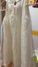 安妮優(yōu)兒女童連衣裙夏季洋氣兒童網(wǎng)紗吊帶裙女孩網(wǎng)紅掛脖公主裙 白色 120 曬單實(shí)拍圖