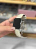 小米（MI）Applee/蘋果機(jī)通用Watch Series 10智能手表運(yùn)動(dòng)通話監(jiān)測(cè)健康手環(huán) H扣荔枝紋米白離線支付藍(lán)牙通話 曬單實(shí)拍圖