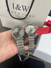 愛(ài)沃馳瑞士IW情侶機械表進(jìn)口機芯全自動(dòng)超薄夜光防水情侶對表情人節禮物 升級版銀灰鋼帶對表|性能提升 曬單實(shí)拍圖
