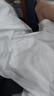 Homlean寬松純色短袖T恤男春夏季純棉舒適基礎(chǔ)款打底內(nèi)搭OM5白色XL 曬單實(shí)拍圖