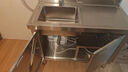 子木雅居304不銹鋼廚房置物柜子工作臺(tái)飯店操作臺(tái)櫥柜灶臺(tái)儲(chǔ)物柜碗柜收納 304組裝款長(zhǎng)180寬60高80單通 曬單實(shí)拍圖