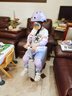 babycare電動騎行行李箱密碼箱飛機登機箱代步旅行智能操作20寸鋁合金禮物 【3C認證】電動行李箱-時光銀20寸 曬單實拍圖
