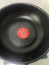 特福（Tefal）炒鍋家用不粘鍋平底炒鍋28cm炒鍋電磁爐燃氣灶通用有鈦 曬單實拍圖