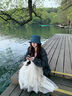 MMOPTOP卷邊仿亞麻漁夫帽女夏季遮陽帽大頭圍防曬帽薄款透氣盆帽子 曬單實拍圖