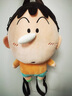 鷗咖諾新款搞怪可愛(ài)卡通雙肩包女毛絨絨軟萌少女卡通背包玩偶公仔禮物包 阿呆 曬單實(shí)拍圖