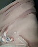 旗鉑漢服女童春秋款新中式唐裝兒童古風超仙長袖套裝 戲花雨粉 150  曬單實拍圖