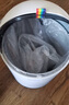 佳幫手臥室翻蓋垃圾桶7L帶蓋家用客廳衛(wèi)生間廁所廚房氣壓鋪袋垃圾桶手提 曬單實拍圖