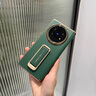 藍(lán)顏 適用vivoXFold5手機(jī)殼新款真皮腕帶支架vivoXFold5Pro全包防摔折疊屏保護(hù)套超薄簡(jiǎn)約商務(wù)外殼 【鈦度色】頭層牛皮*腕帶支架*智能視窗 vivoXFold5 曬單實(shí)拍圖