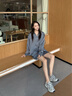 大叔家巨透氣網(wǎng)鞋面輕便增高老爹鞋女2025夏新軟底潮流不累腳超火運(yùn)動鞋 灰藍(lán)色5cm高端精品版 37 曬單實(shí)拍圖
