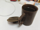 鳴泉石杯紫檀根料木魚石杯子茶杯精品水杯微量元素杯子弱堿性礦化水杯 平底造型（玉蘭杯） 曬單實(shí)拍圖