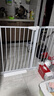 HOT PAPA兒童樓梯護欄92cm加高安全隔離門(mén)防護欄室內寵物狗狗欄桿陽(yáng)臺圍欄 適合寬度118-124cm免上提 旗艦款 白色92cm加高 曬單實(shí)拍圖