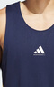 adidas雙面穿籃球運動梭織背心男裝夏季新款阿迪達(dá)斯官方 深靛藍(lán)/純硫黃   XL 曬單實拍圖