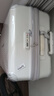 新秀麗（Samsonite）行李箱28英寸拉桿箱學(xué)生可擴容旅行箱包HK6象牙白密碼托運箱 曬單實(shí)拍圖