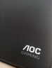 AOC電競游戲辦公鼠標(biāo)墊中小號(hào) 300*250*3mm辦公鍵盤電腦書桌墊M102/93幾何藍(lán)黑色 曬單實(shí)拍圖