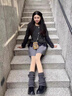 Lnieer趙露思同款玳瑁耳圈女復古氣質(zhì)豹紋耳環(huán)2025新款爆款秋冬高級耳飾 豹紋耳圈【S925銀耳針】 曬單實(shí)拍圖