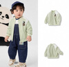 巴拉巴拉寶寶外套男童秋裝衣服棒球服時尚潮兒童 土灰綠40987 100cm 曬單實拍圖