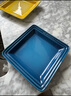 酷彩（Le Creuset）法國炻瓷彩色水果餐盤(pán)冷熱菜盤(pán)家用菜碟子餐具21cm方形碟水晶藍 曬單實(shí)拍圖