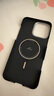 PITAKA適用蘋果iPhone16ProMax手機殼MagSafe磁吸凱夫拉芳綸碳纖維紋高級超薄上下包保護(hù)套黑灰 曬單實拍圖