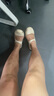 迪卡儂（DECATHLON）涼鞋女洞洞鞋夏平底包頭涼鞋沙灘鞋涉水鞋柔軟舒適SBT 米色 37-38碼_女款 曬單實(shí)拍圖