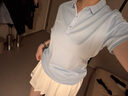 kawasaki川崎羽毛球女款針織短裙休閑運(yùn)動(dòng)防走光半身百褶裙 A2755 白色 XL 曬單實(shí)拍圖