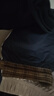 森馬（Semir）休閑褲女時尚打褶闊腿褲2025夏季氣質格子肌理彎刀褲107425127002 曬單實拍圖