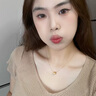 中國黃金（CHINA GOLD）18K金小蠻腰吊墜女款時(shí)尚百搭圓筒項(xiàng)鏈鎖骨鏈節(jié)日生日禮物送女友 今/次日達(dá)*18K小蠻腰吊墜+S925鏈 曬單實(shí)拍圖
