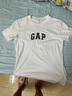 Gap男女裝2025春季新款純棉字母logo短袖T恤常規(guī)上衣美版570044 白色 XS 美碼 S亞洲碼175/88A 曬單實(shí)拍圖