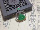 天成老牛A貨翡翠佛公吊墜高冰陽(yáng)綠彌勒佛玉石掛件S925純銀鑲嵌玉器首飾女 佛公吊墜--帶證書(shū)禮盒 曬單實(shí)拍圖