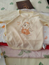 童泰新生兒半背衣嬰兒衣服純棉四季0-3月寶寶上衣滿月服2件裝 黃色 52 曬單實(shí)拍圖