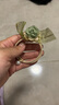 京生雅飾花朵頭繩高級感皮筋女扎頭發(fā)發(fā)圈發(fā)飾女士生日禮物女生實(shí)用小眾 綠色花發(fā)圈【禮盒裝】 曬單實(shí)拍圖