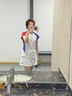2025新款羽毛球服套裝國(guó)家隊(duì)大賽服同款男女短袖運(yùn)動(dòng)訓(xùn)練比賽服 391B女款白色上衣 XL 曬單實(shí)拍圖