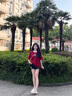 意爾康女鞋夏季薄款透氣老爹鞋女2025新款輕奢高級感百搭增高女士運動鞋 白紅 36 曬單實拍圖