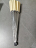 燒烤簽子不銹鋼烤針木柄扁簽羊肉串串烤肉鐵簽子烤串專用工具 不銹鋼材質(zhì)【25支】帶木柄 無規(guī)格 曬單實(shí)拍圖